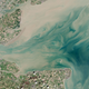 Illustration for article titled The world's largest offshore wind farm from space